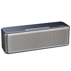 Aukey Bocina altavoz inalambrico CSR Bluetooth 4.0 modelo SK-S1 color plata  compatible con smartphones IOS y Android Iphone 8,8 plus,7 ,7 plus, 6, 6  plus ,5 SE, samsung galaxy s8, s7, LG nexus - Buscaya