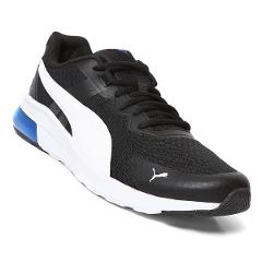 tenis puma negro con blanco