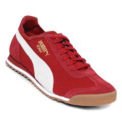 puma roma rojos con blanco