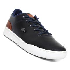 Tenis Lacoste Explorateur Classic - Negro y Marrón - Buscaya